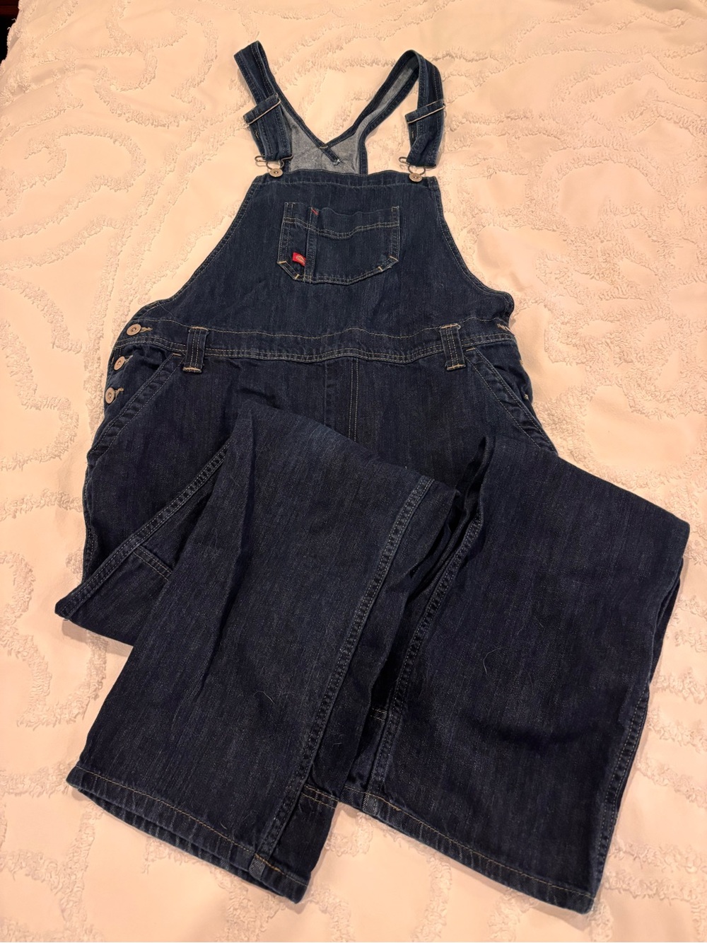 Dickies Dark Blue Denim Women's Overalls